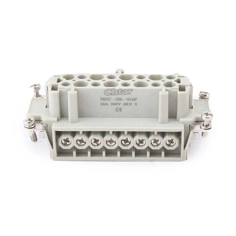 M/F 16 పిన్ ఇన్సర్ట్ హెవీ డ్యూటీ కనెక్టర్